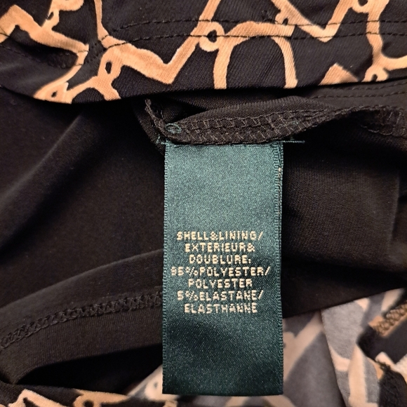 Lauren Ralph Lauren Geometric Print Sheath Dress | Size 6 - Picture 3 of 5